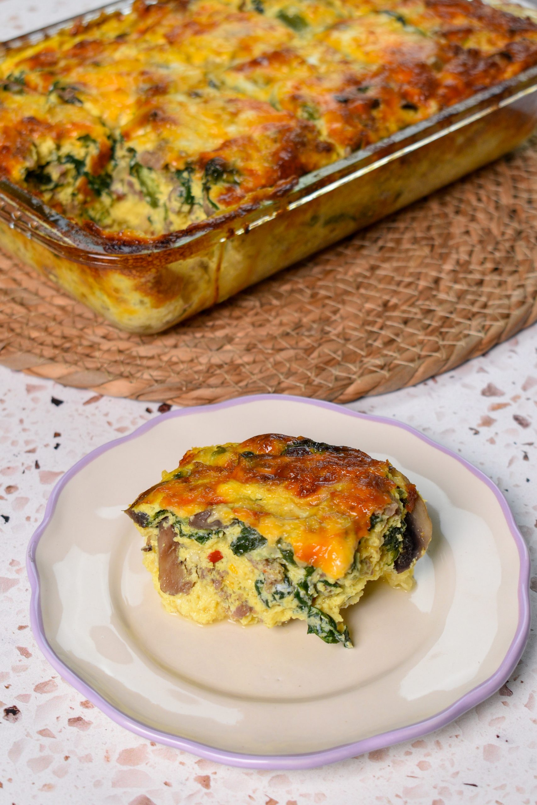 High Protein Breakfast Casserole
